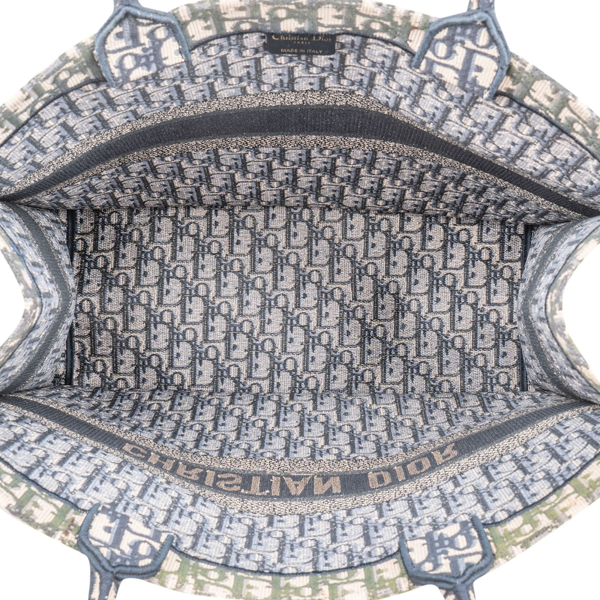 Bolso tote Christian Dior Trotter de jacquard con monograma