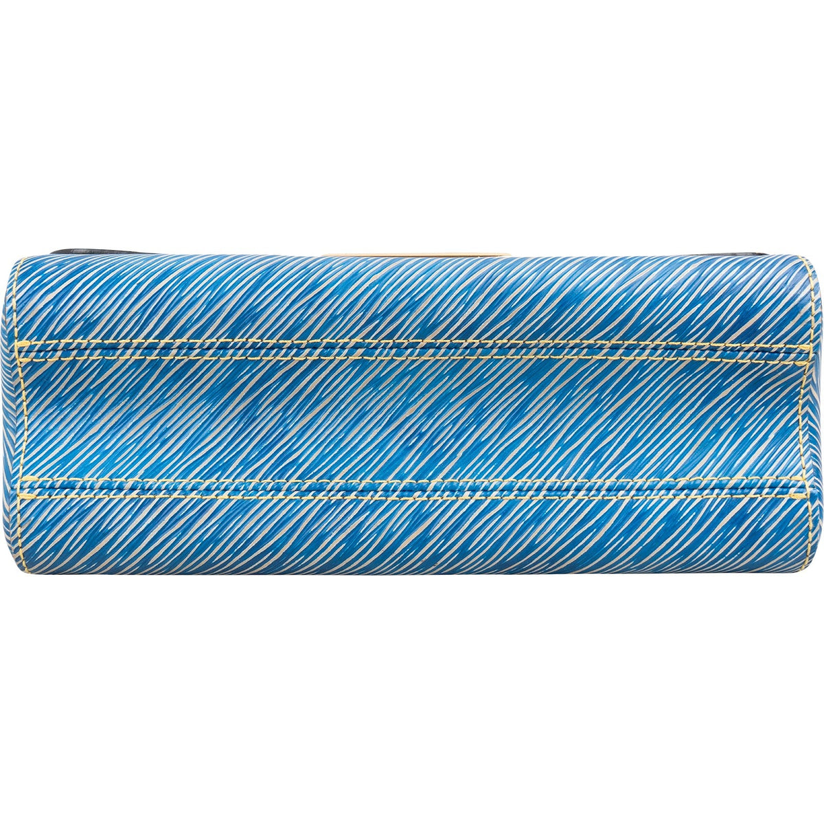 Borsa a tracolla Twist Louis Vuitton in pelle Epi bicolore blu