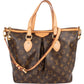 Louis Vuitton Monogram Canvas Palermo PM aus Monogram Canvas und Vachetta-Leder – Vorderansicht