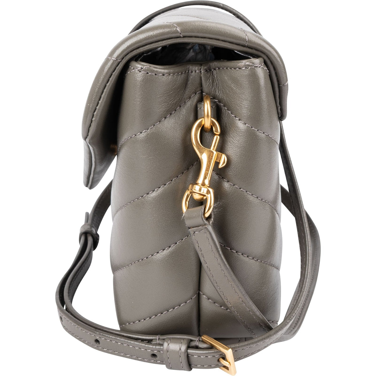 Borsa a tracolla Toy Loulou Puffer in pelle di agnello trapuntata Saint Laurent