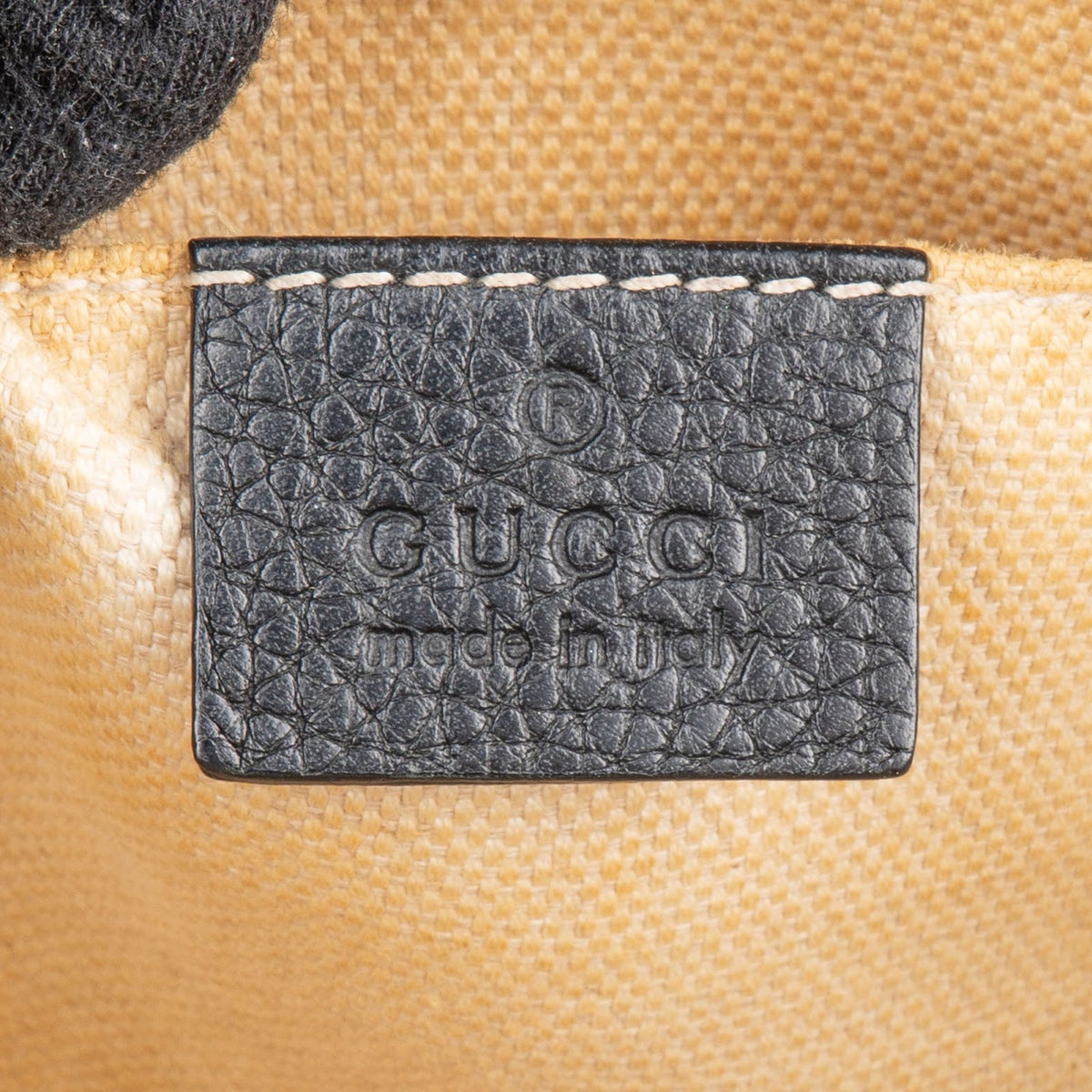 Gucci Schwarz Leder Soho Disco Umhängetasche, Bild 10 von 12