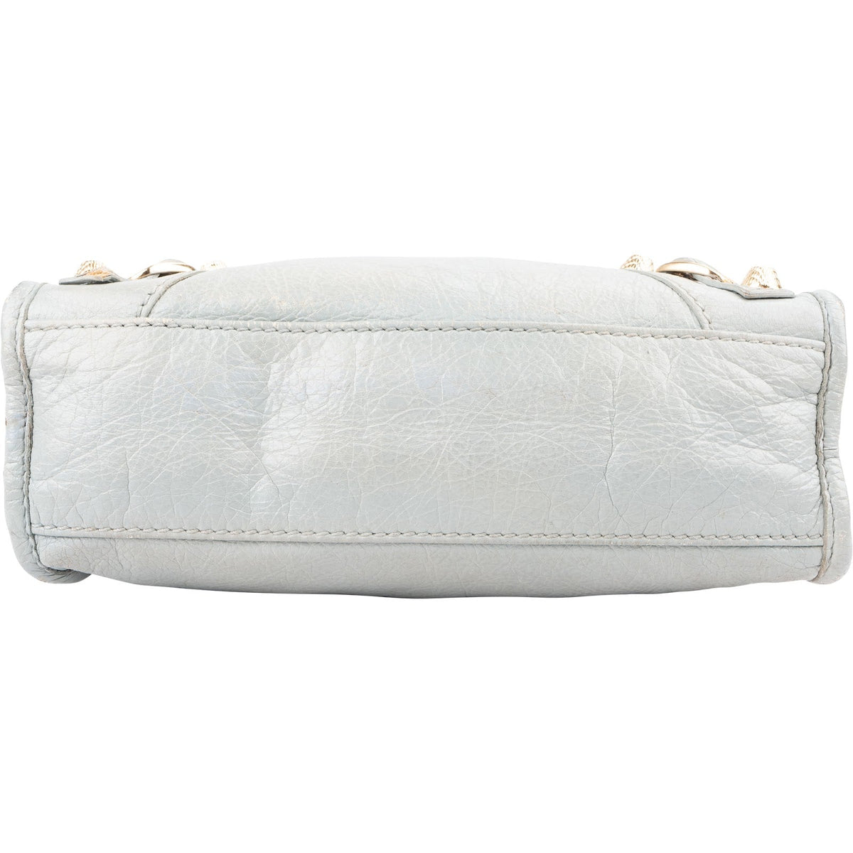 Balenciaga Blau Leder Mini City Handtasche, Bild 6 von 11