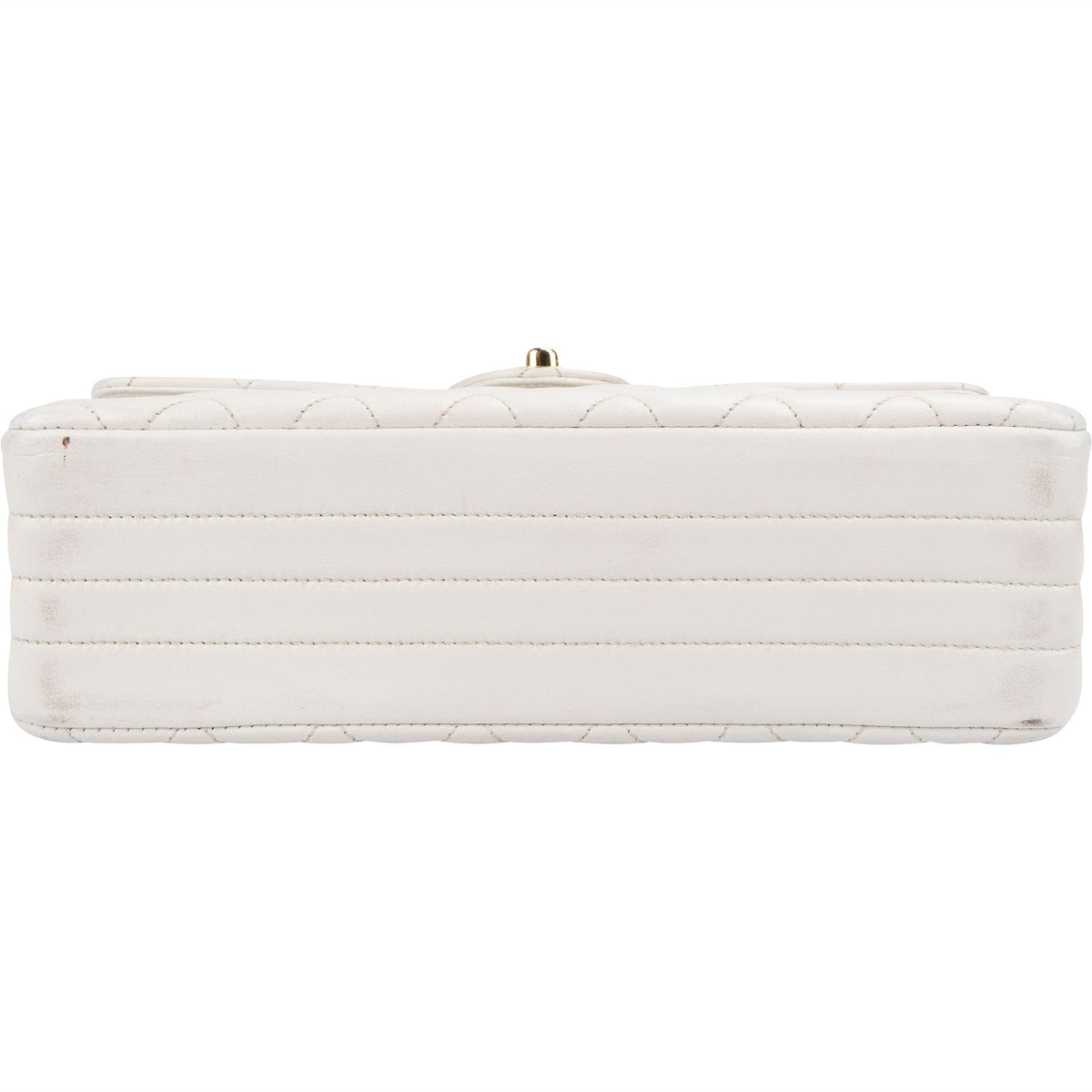 Chanel Quilted Lambskin 24K Gold Single Flap Crossbody Bag
