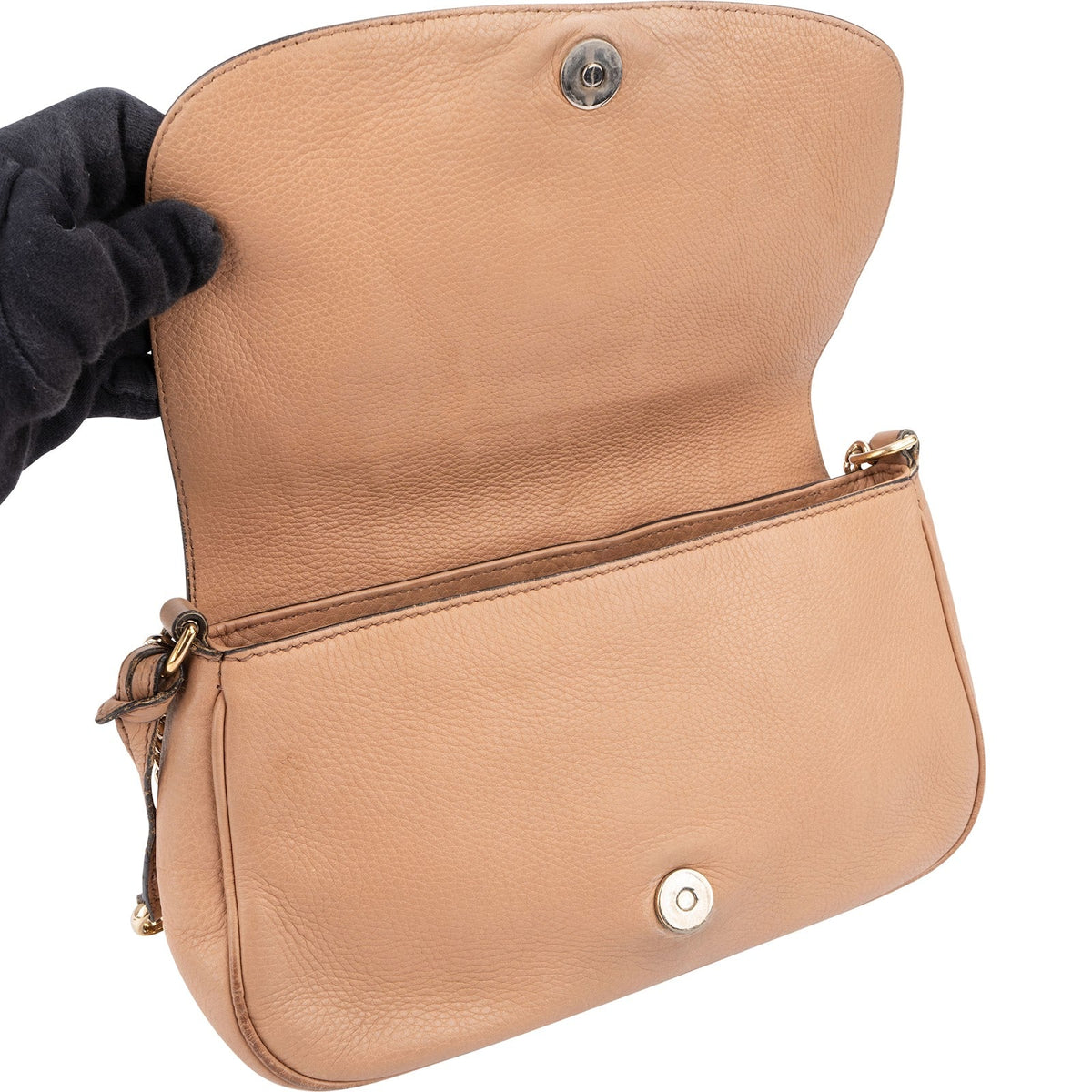 Sac bandoulière Gucci GG Soho en cuir grainé