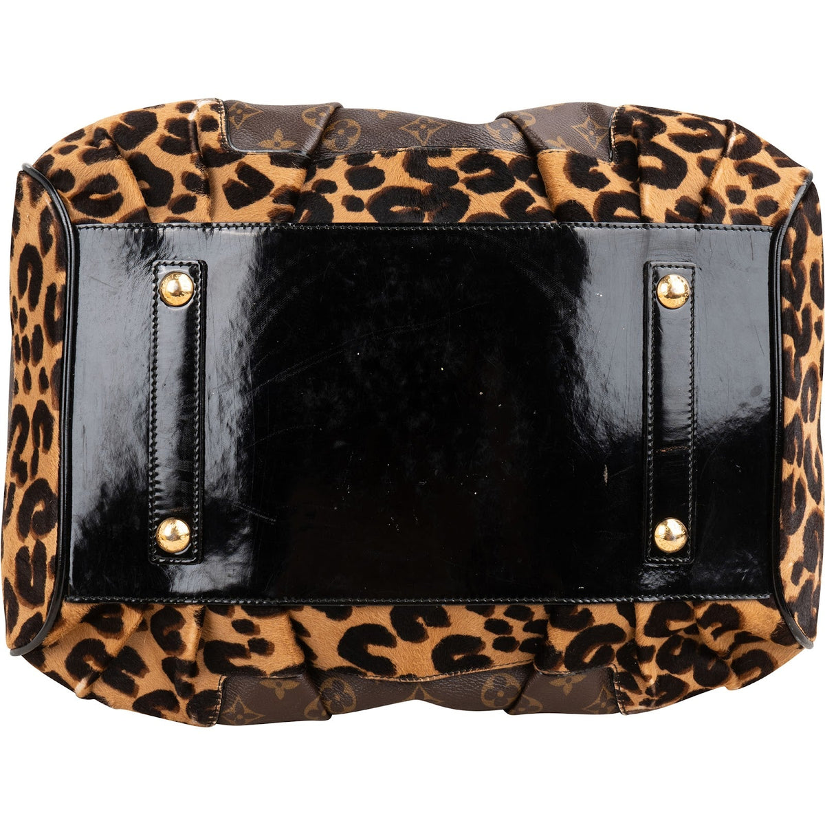 Sac à main Louis Vuitton x Stephen Sprouse édition limitée Monogram Léopard en poils d'animaux GM
