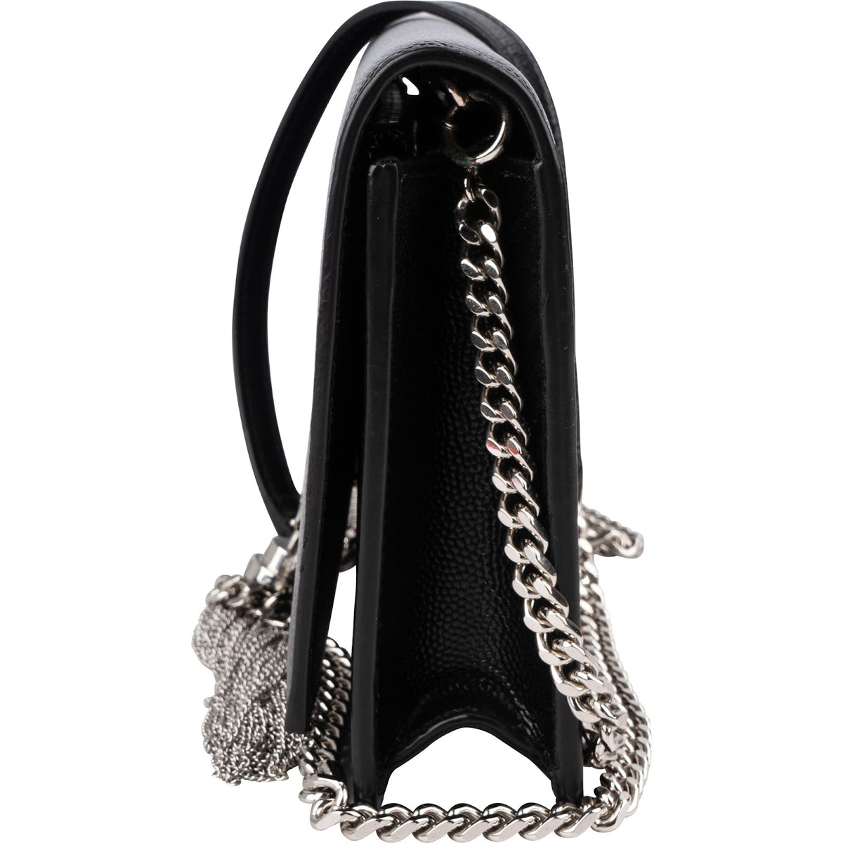 Saint Laurent Kate Tassel Wallet on Chain aus Grain-de-Poudre-Leder – Ansicht 5