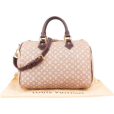 Bolso Louis Vuitton Monogram Mini Lin Speedy 30 Bandoulière