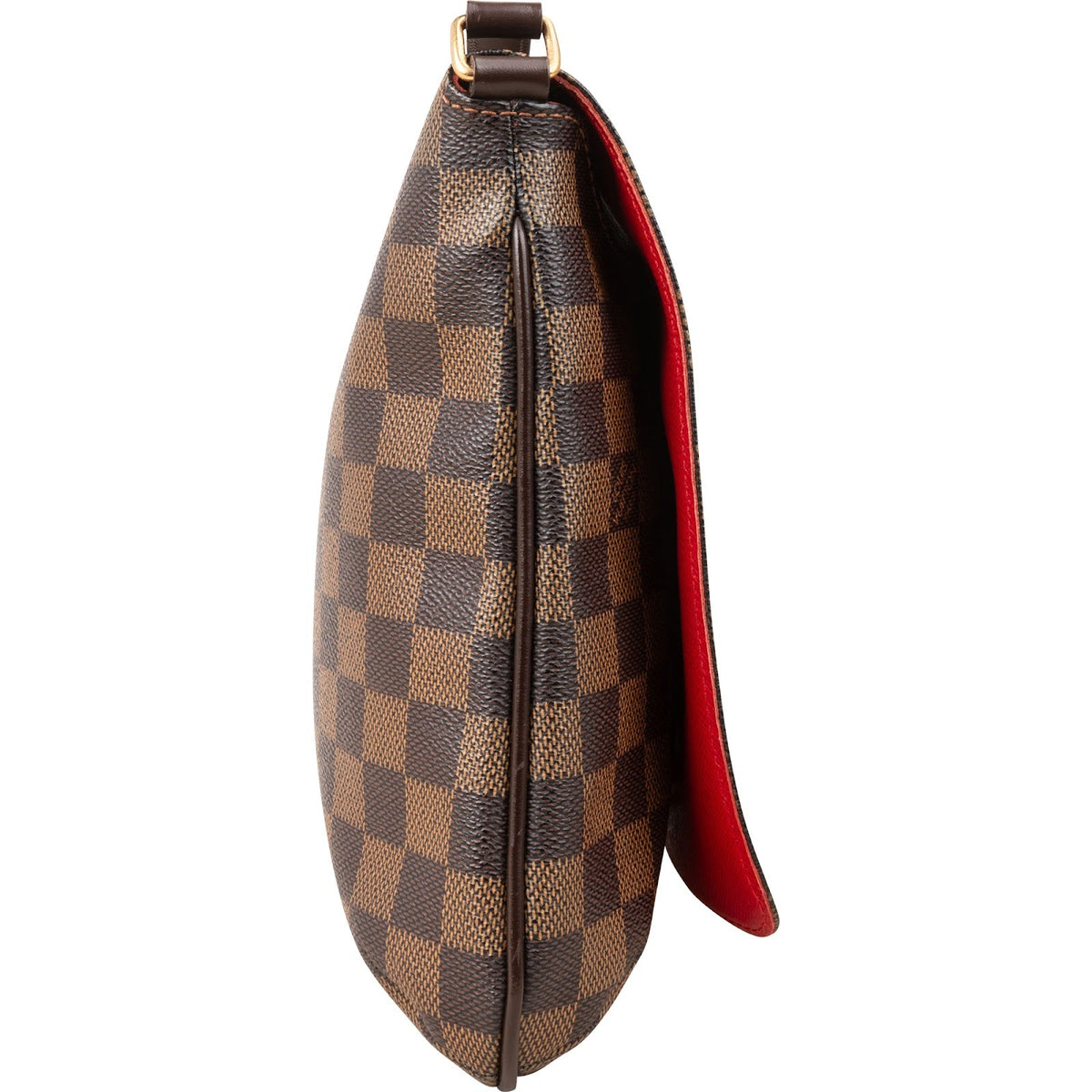 Sac bandoulière Louis Vuitton Musette Salsa PM en toile Monogram Damier Ébène