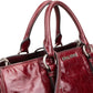 Miu Miu Vitello Lux Shine Leather Tote Buckle Handbag