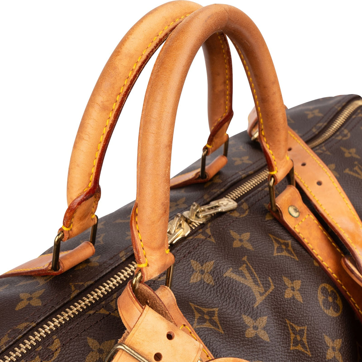 Louis Vuitton Canvas Keepall 55 Bandoulière Reisetasche, Bild 2 von 9