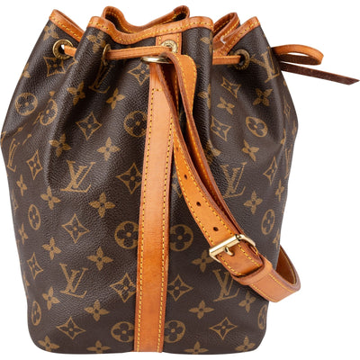 Bolso de hombro Louis Vuitton Monogram Canvas Sac Noé Petit