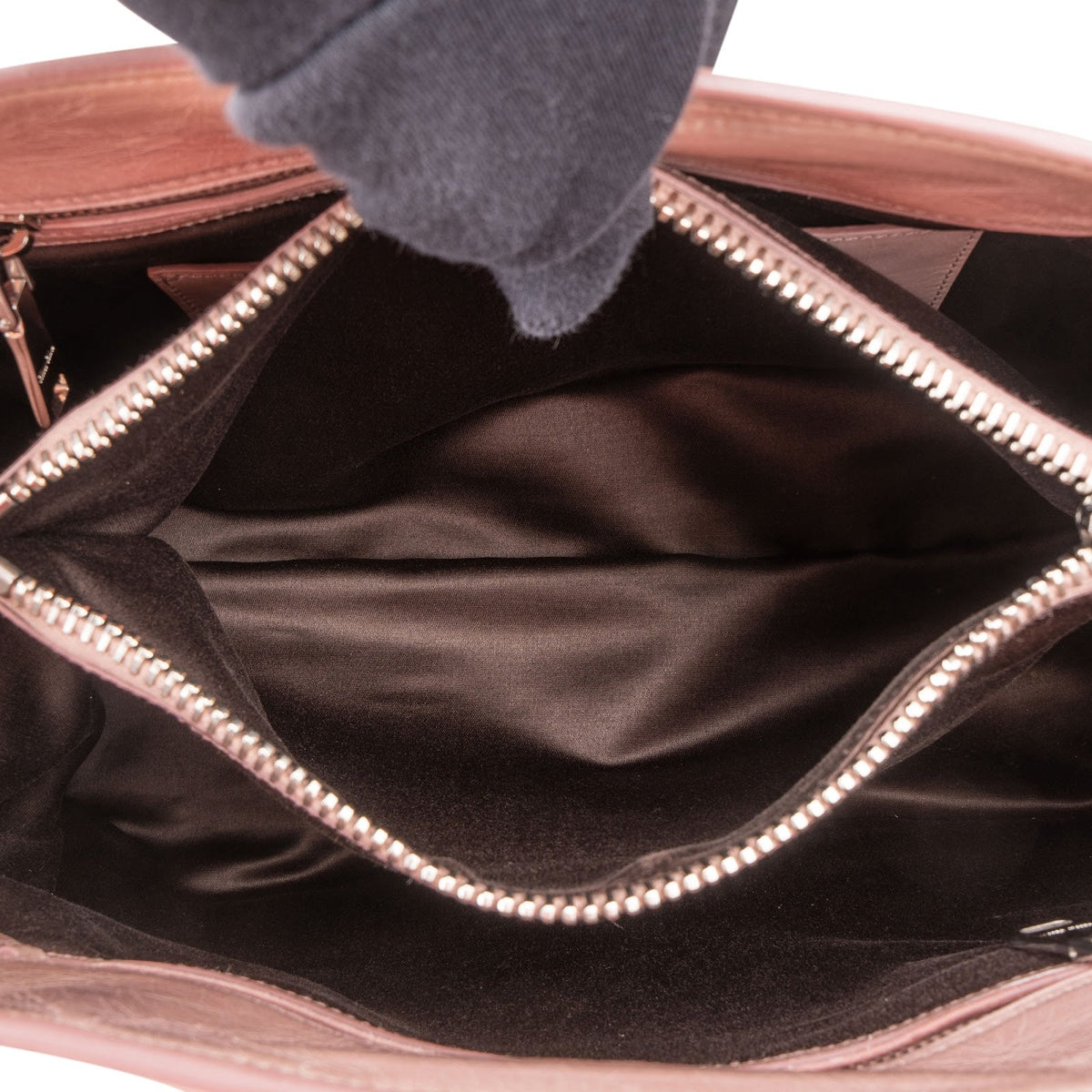 Bolso tote satchel de piel Miu Miu Vitello Lux Shine