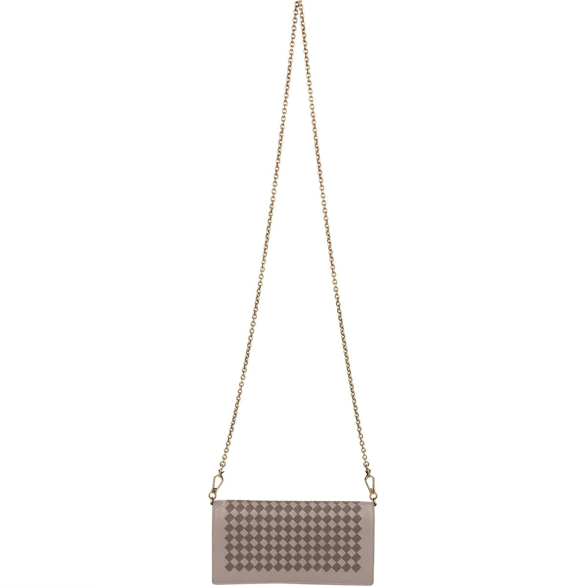 Bottega Veneta Intrecciato Leather Wallet On Chain Crossbody Bag