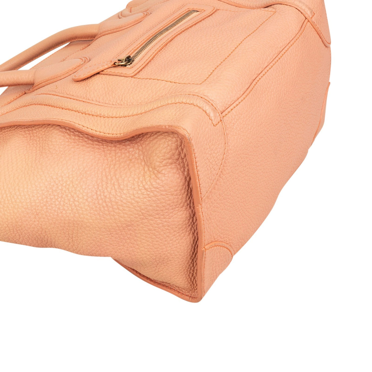 Céline Mini Luggage Tote handtas van generfd kalfsleer