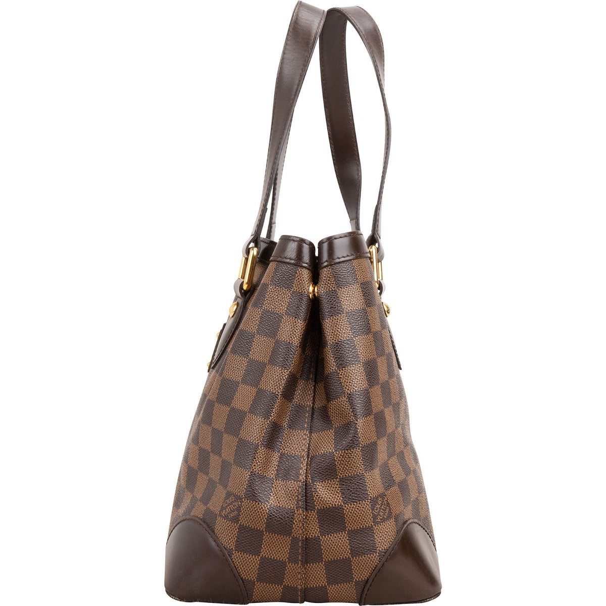 Borsa a spalla Louis Vuitton Hampstead PM in tela Monogram Damier Ebene