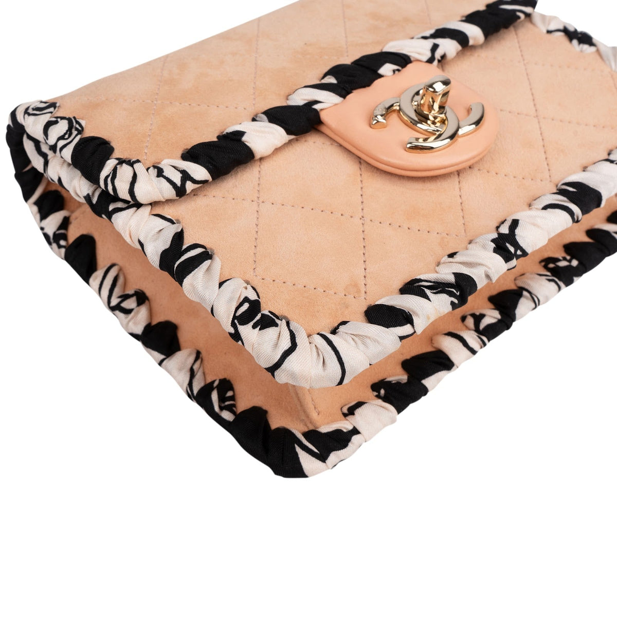 Chanel Wildleder Rectangular Single Flap Umhängetasche, Bild 7 von 14