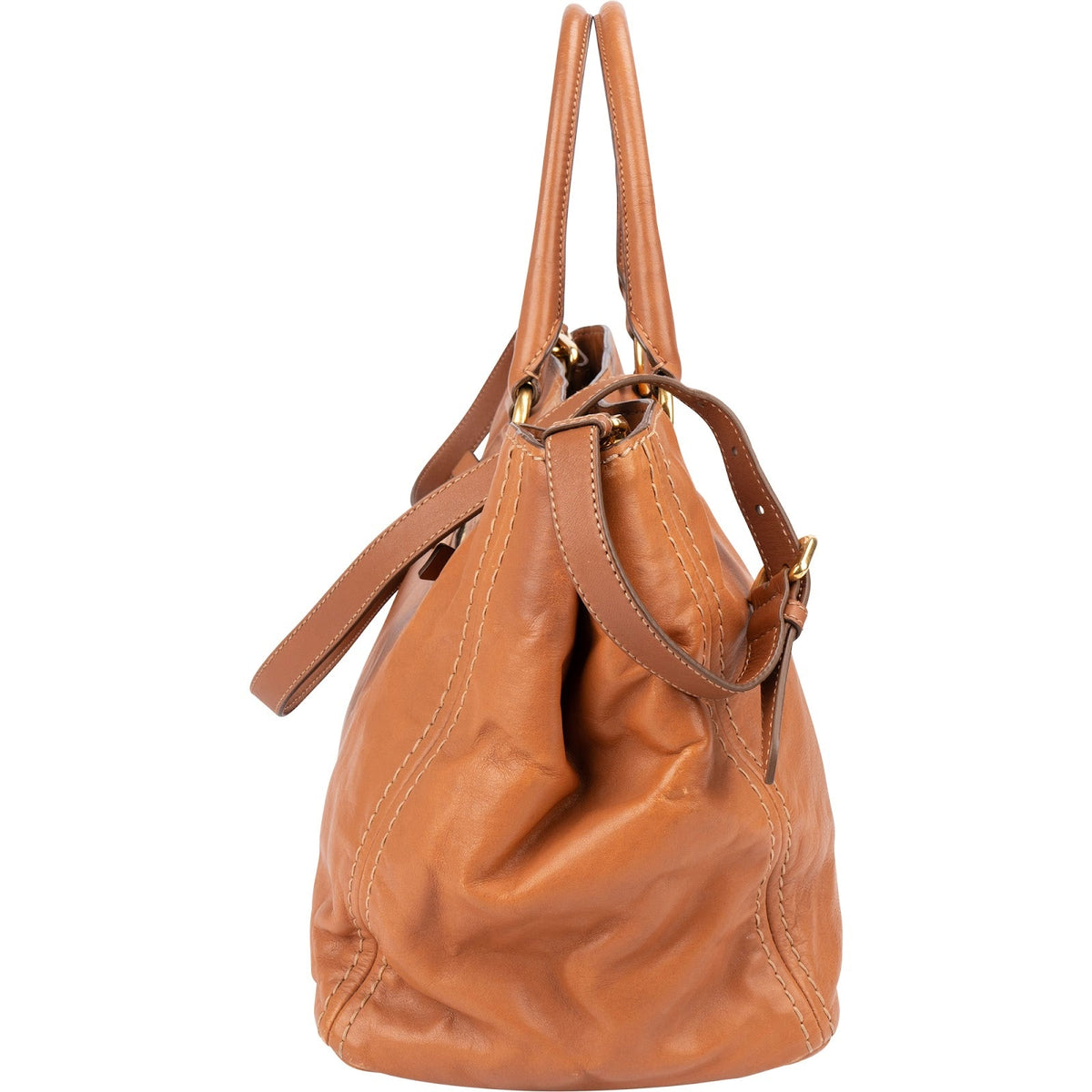 Prada 2Way Tote aus Vitello-Leder – Ansicht 5