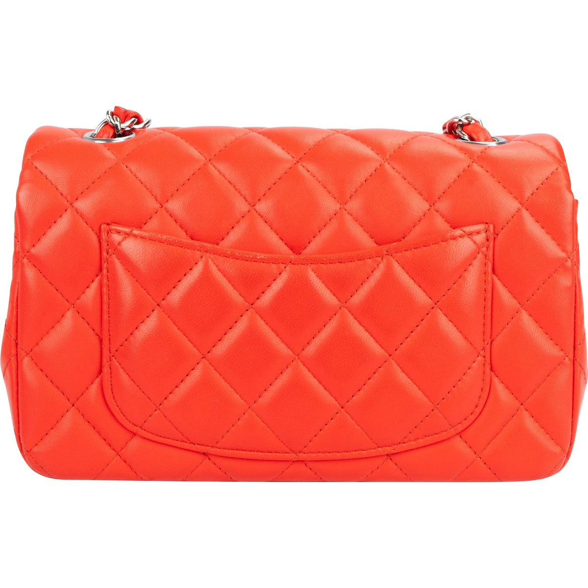 Chanel Lammleder Rectangular Single Flap Umhängetasche, Bild 4 von 14