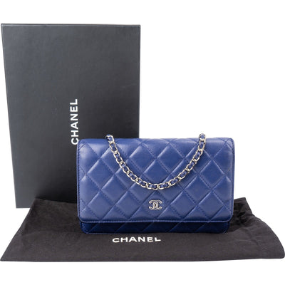 Chanel Quilted Lambskin Wallet On Chain Crossbody Bag