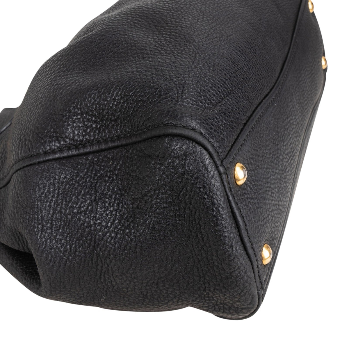 Borsa a mano Miu Miu Hobo in pelle Vitello Daino
