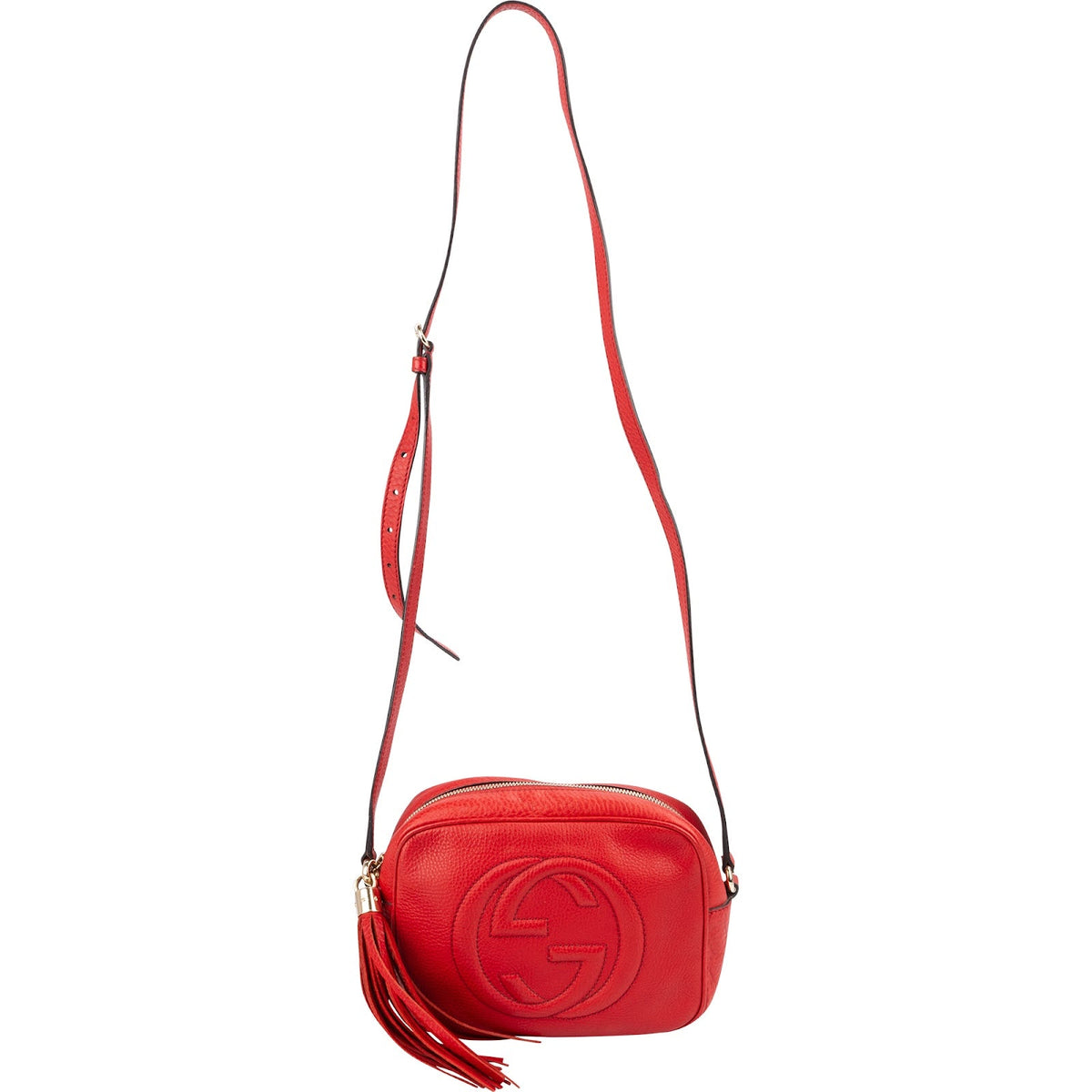 Sac bandoulière Gucci Soho GG Disco en cuir grainé