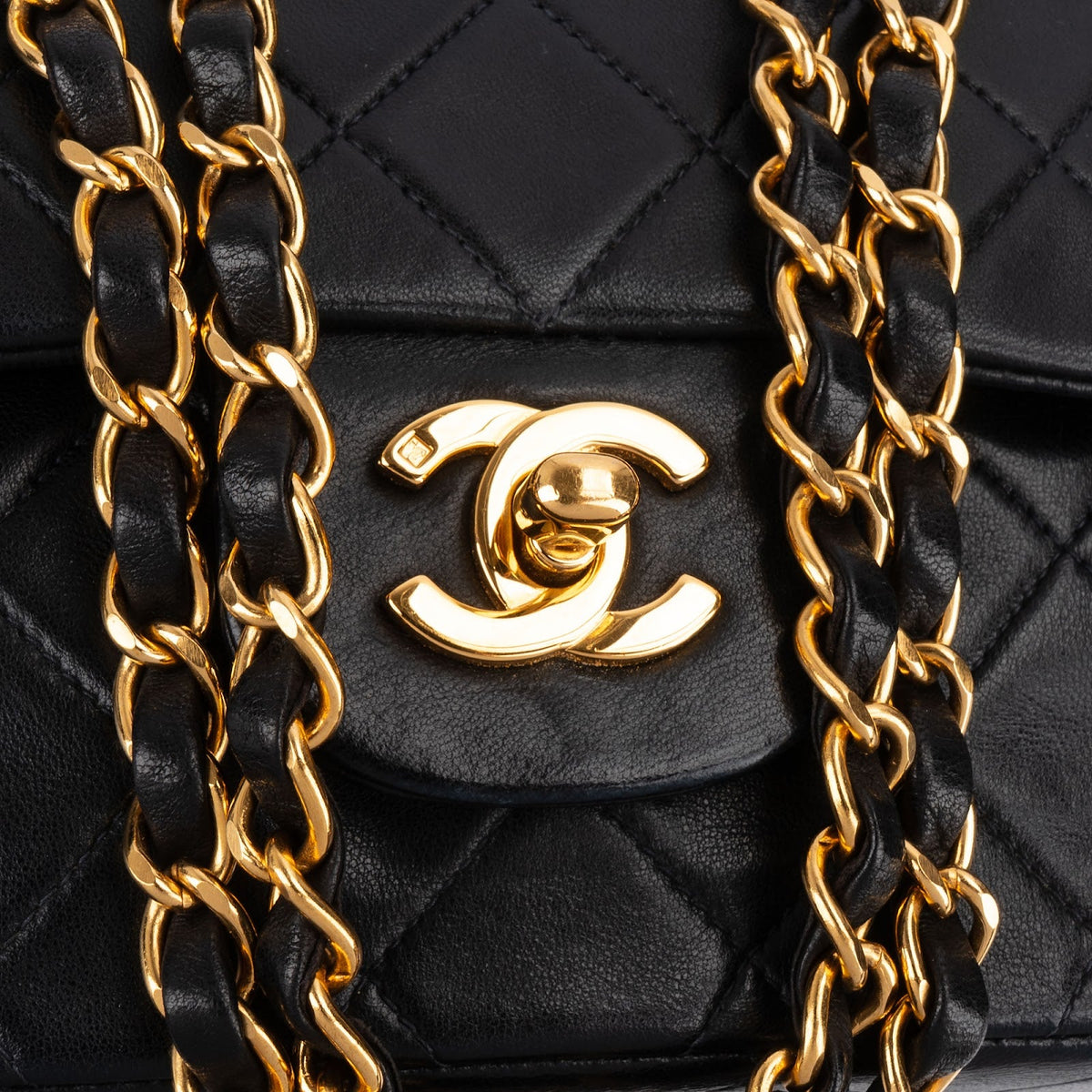 Chanel Lammleder Gold Medium Double Flap Schultertasche, Bild 9 von 15