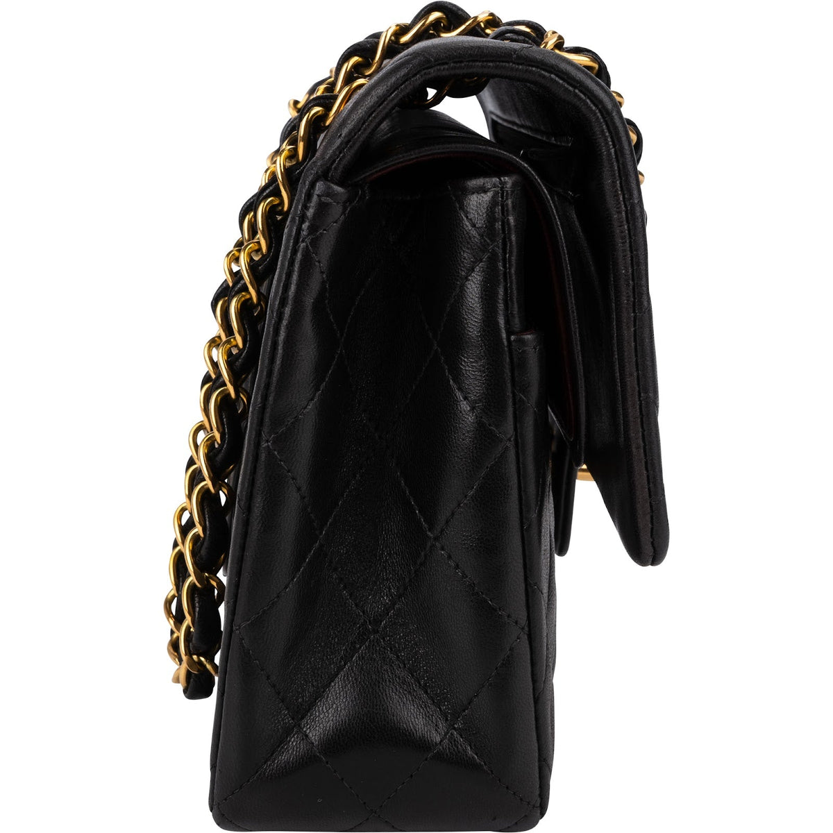 Chanel Lammleder Gold Medium Double Flap Schultertasche, Bild 3 von 15