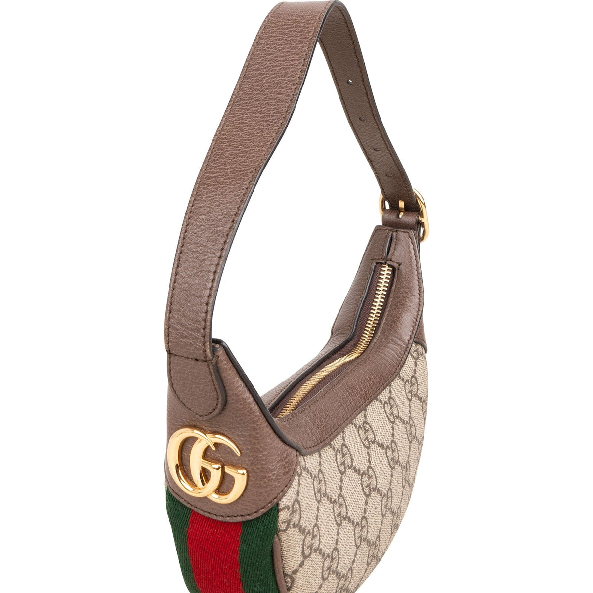 Sac à bandoulière Gucci Ophidia Crescent Pochette en toile GG Supreme