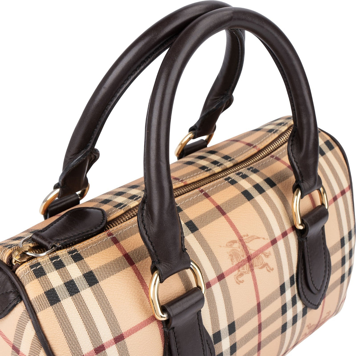 Burberry Haymarket Check Canvas Boston 30 Handtasche, Bild 2 von 10