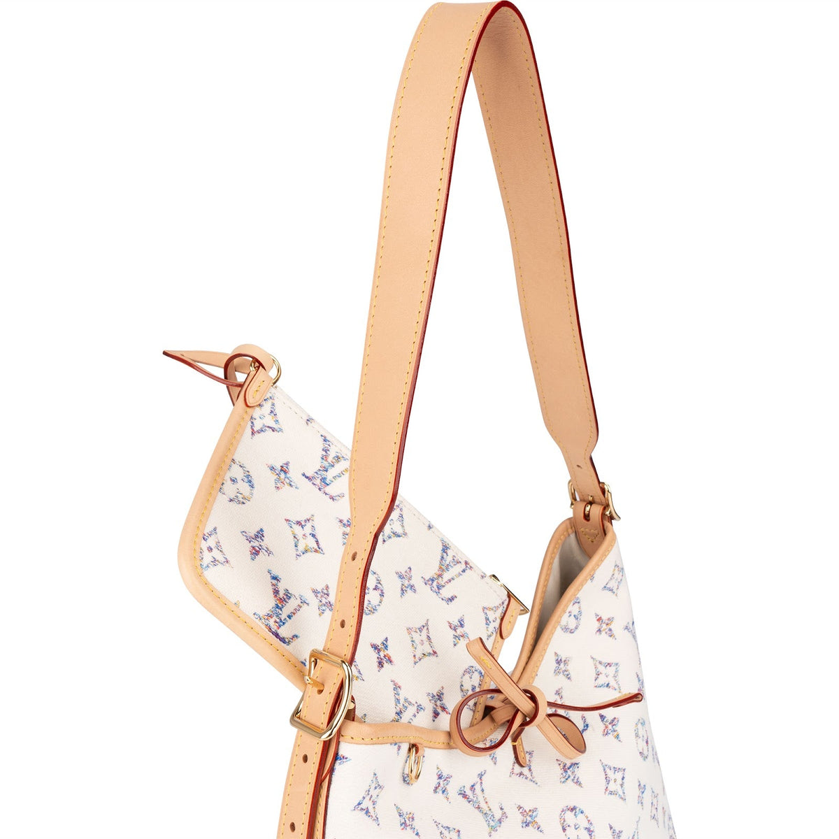 Bolso bandolera CarryAll PM de Louis Vuitton en Jacquard Monogram multicolor