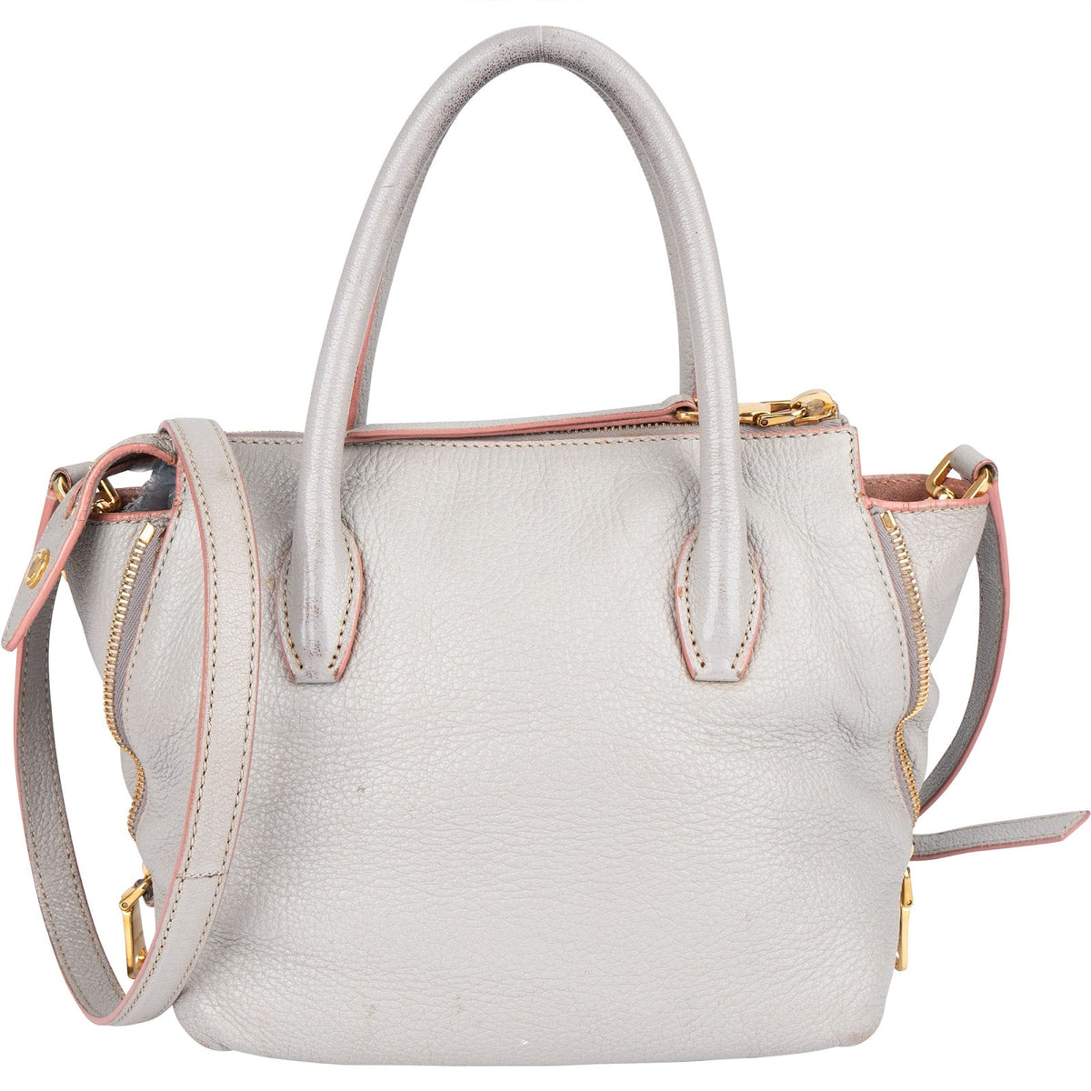 Miu Miu Vitello Leder Madras Handtasche, Bild 5 von 12