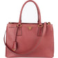 Prada Saffiano Lux Galleria aus Saffiano-Leder – Vorderansicht