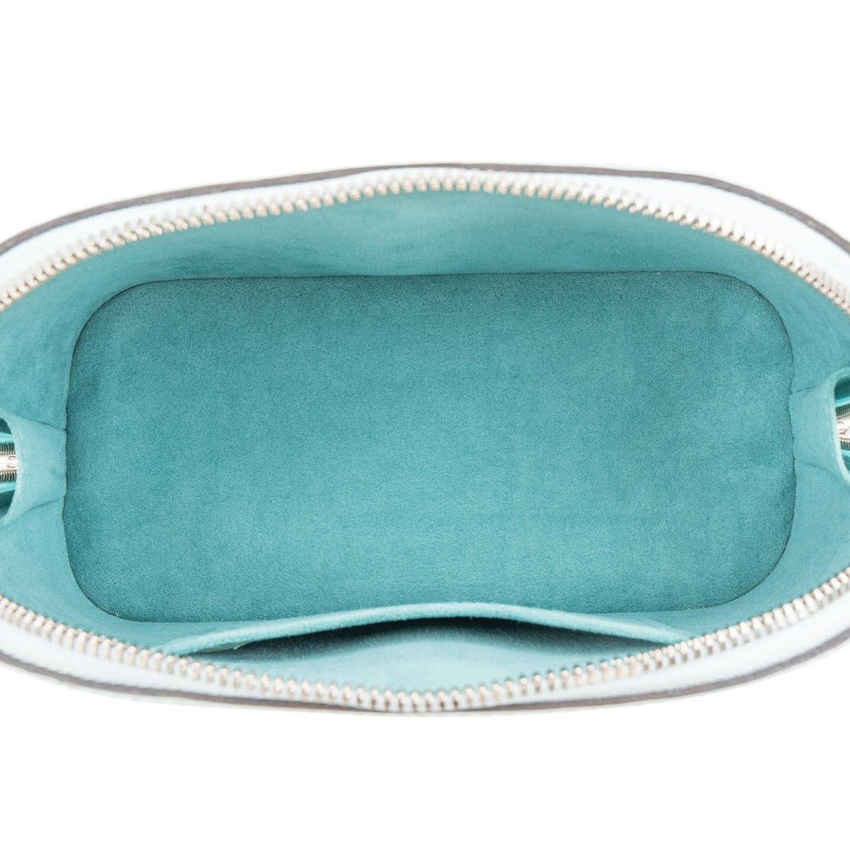 Louis Vuitton Hellblau Epi Leder Alma BB Handtasche, Bild 10 von 11
