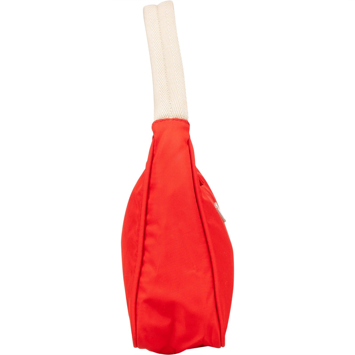 Prada Rot Nylon Tessuto Mini Triangle Handtasche, Bild 3 von 10