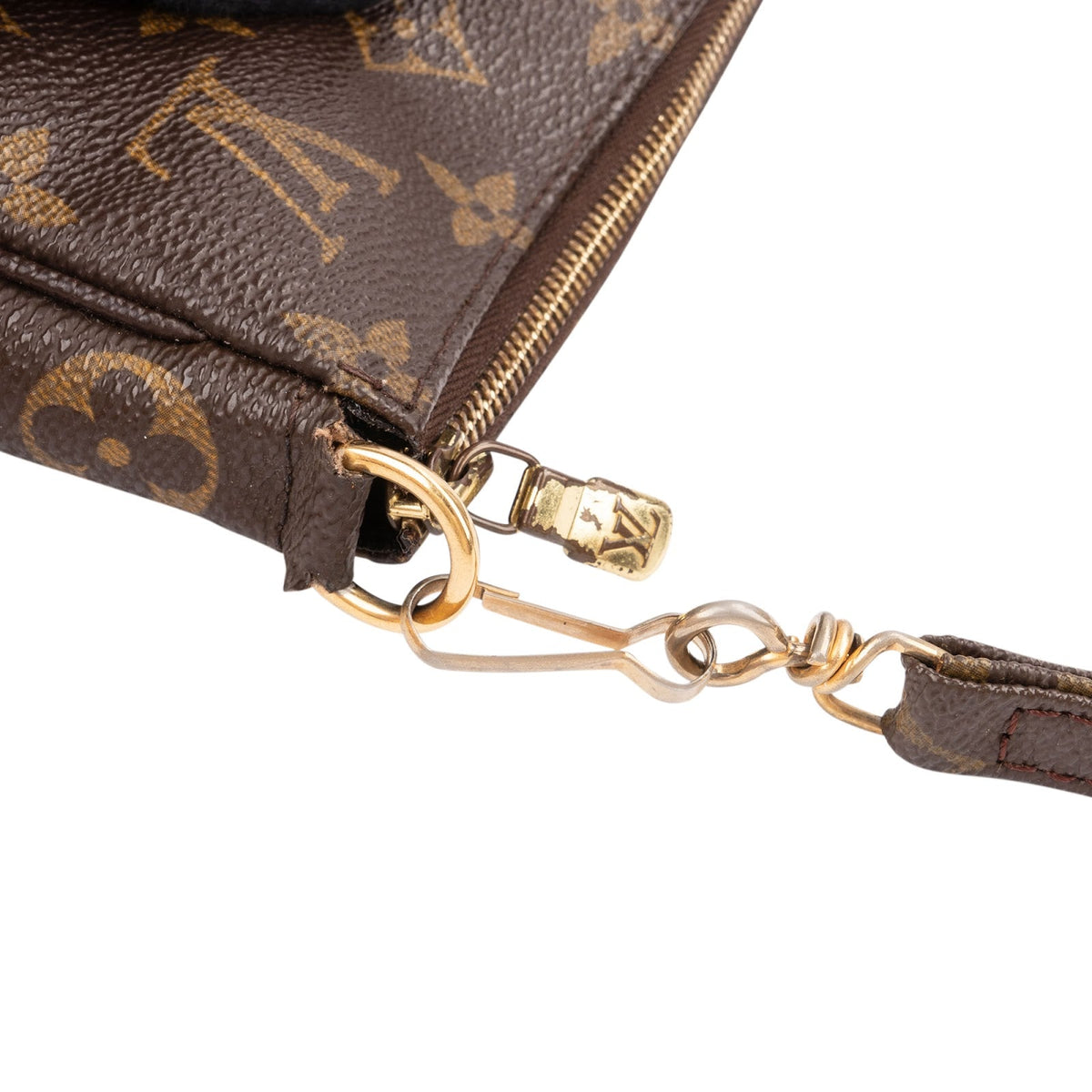 Borsa a tracolla Louis Vuitton Pochette Accessoires in tela Monogram