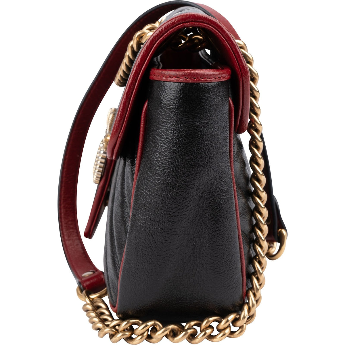 Sac bandoulière Gucci Monogram GG Marmont en cuir matelassé