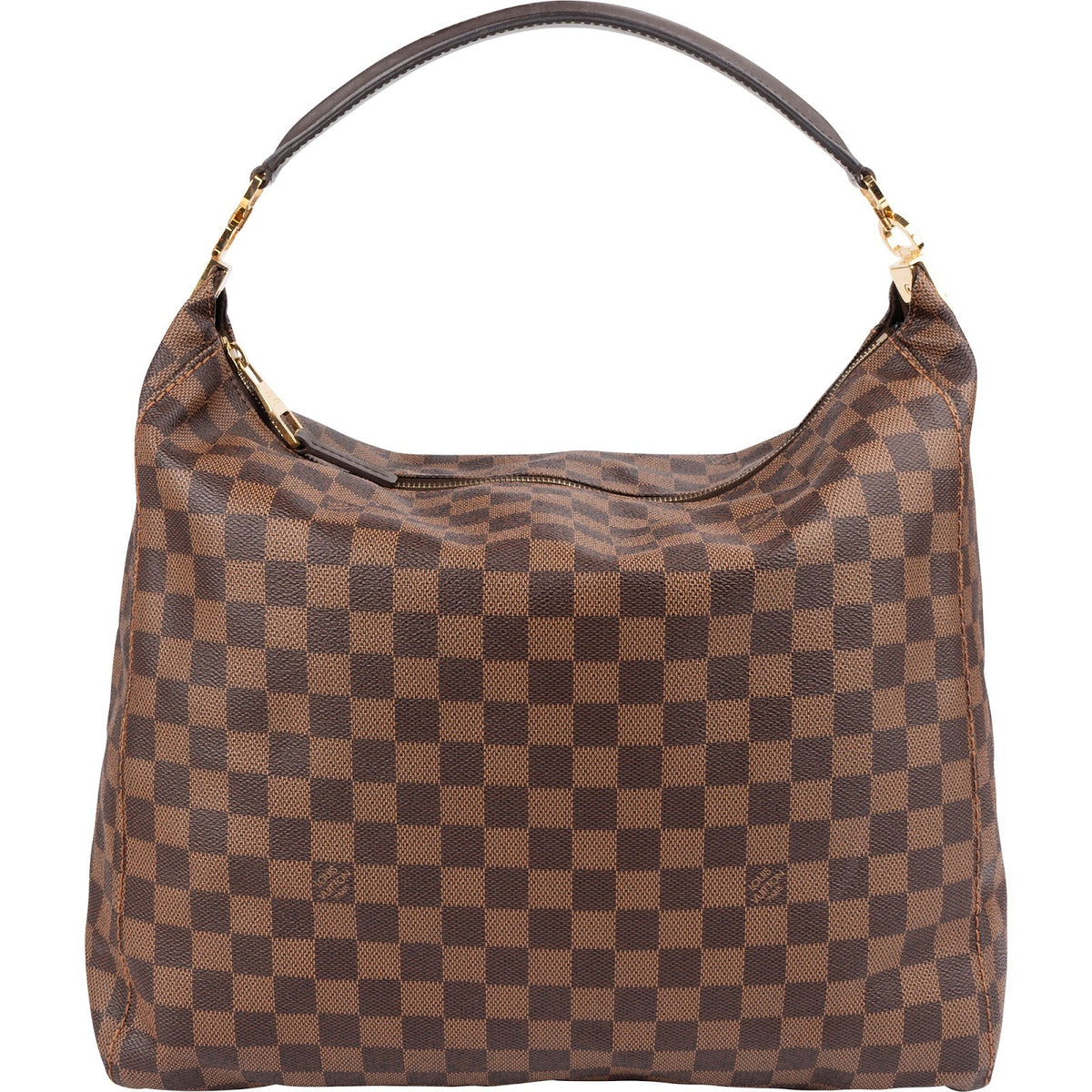 Sac à main Louis Vuitton Portobello GM en toile Damier Ébène