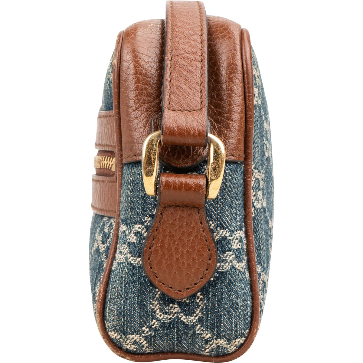 Sac bandoulière Gucci Ophidia Camera en denim Monogram GG