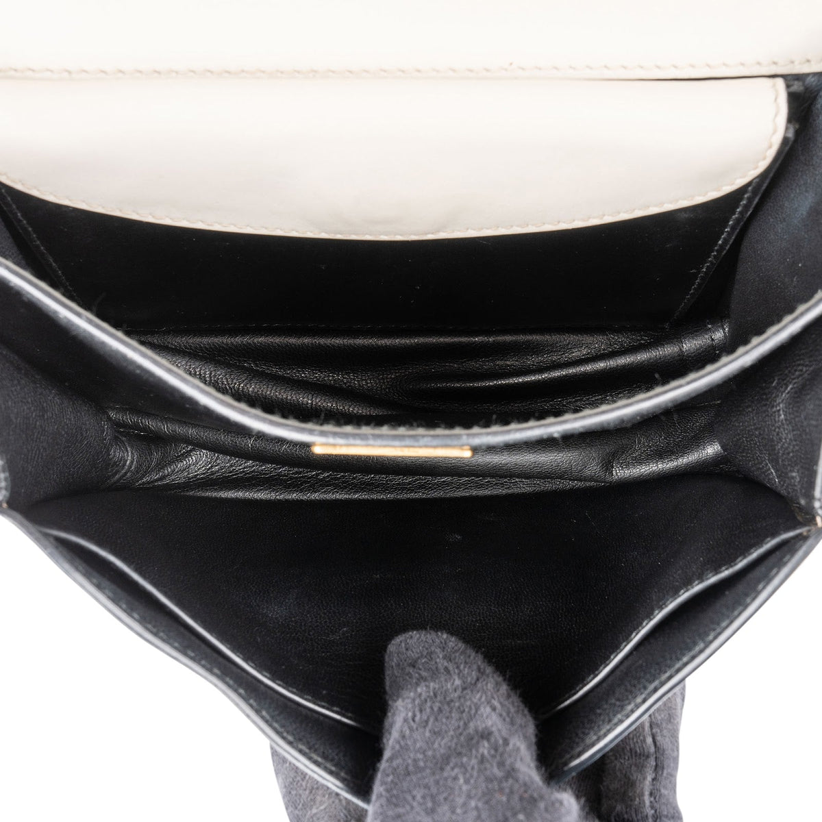 Sac bandoulière Prada Cahier en cuir Saffiano et cuir de veau