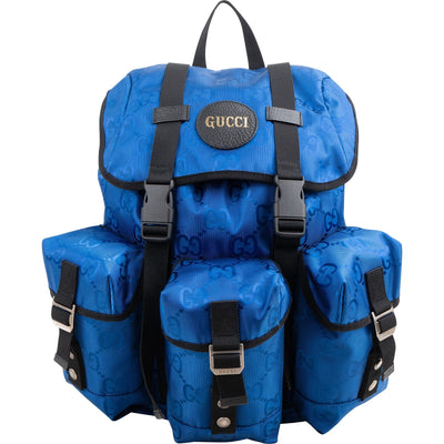Gucci Monogram GG Nylon Econyl Off The Grid-rugzak met meerdere zakken