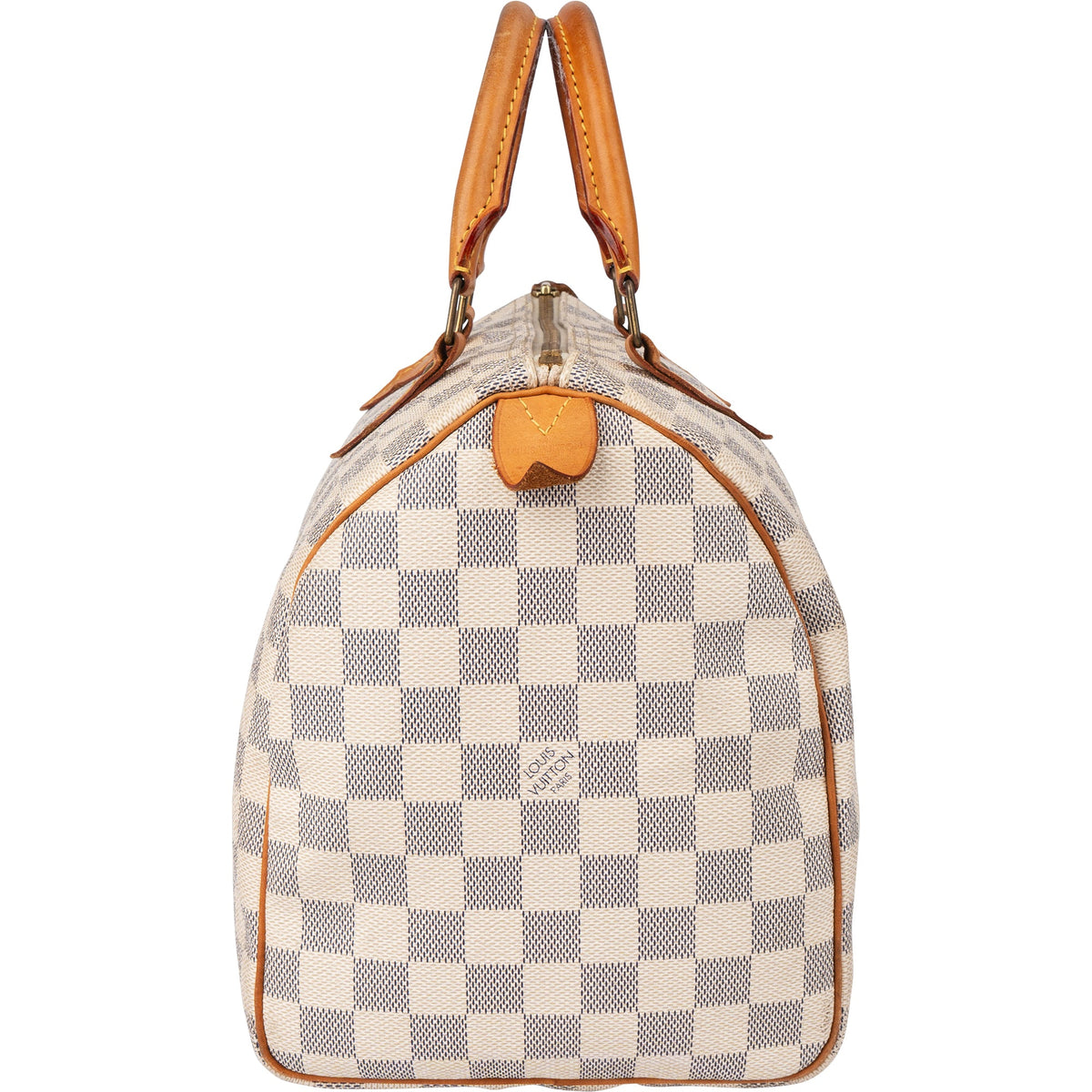 Borsa a mano Louis Vuitton Speedy 30 in tela Damier Azur