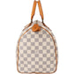Borsa a mano Louis Vuitton Speedy 30 in tela Damier Azur