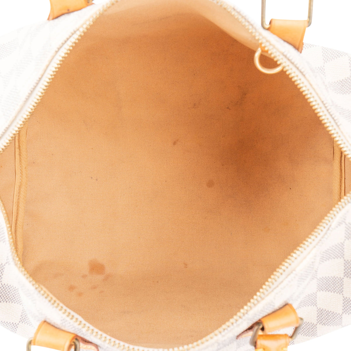 Borsa a mano Louis Vuitton Speedy 30 in tela Damier Azur