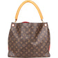 Borsa a mano Louis Vuitton Gaia in tela Monogram