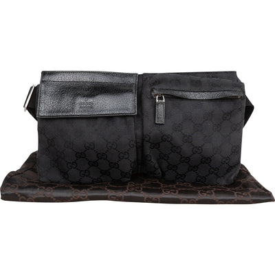 Sac banane bandoulière Gucci à monogramme GG
