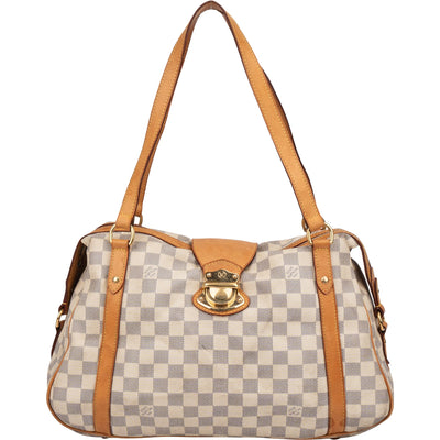 Bolso de hombro Louis Vuitton Stresa PM con estampado Damier Azur