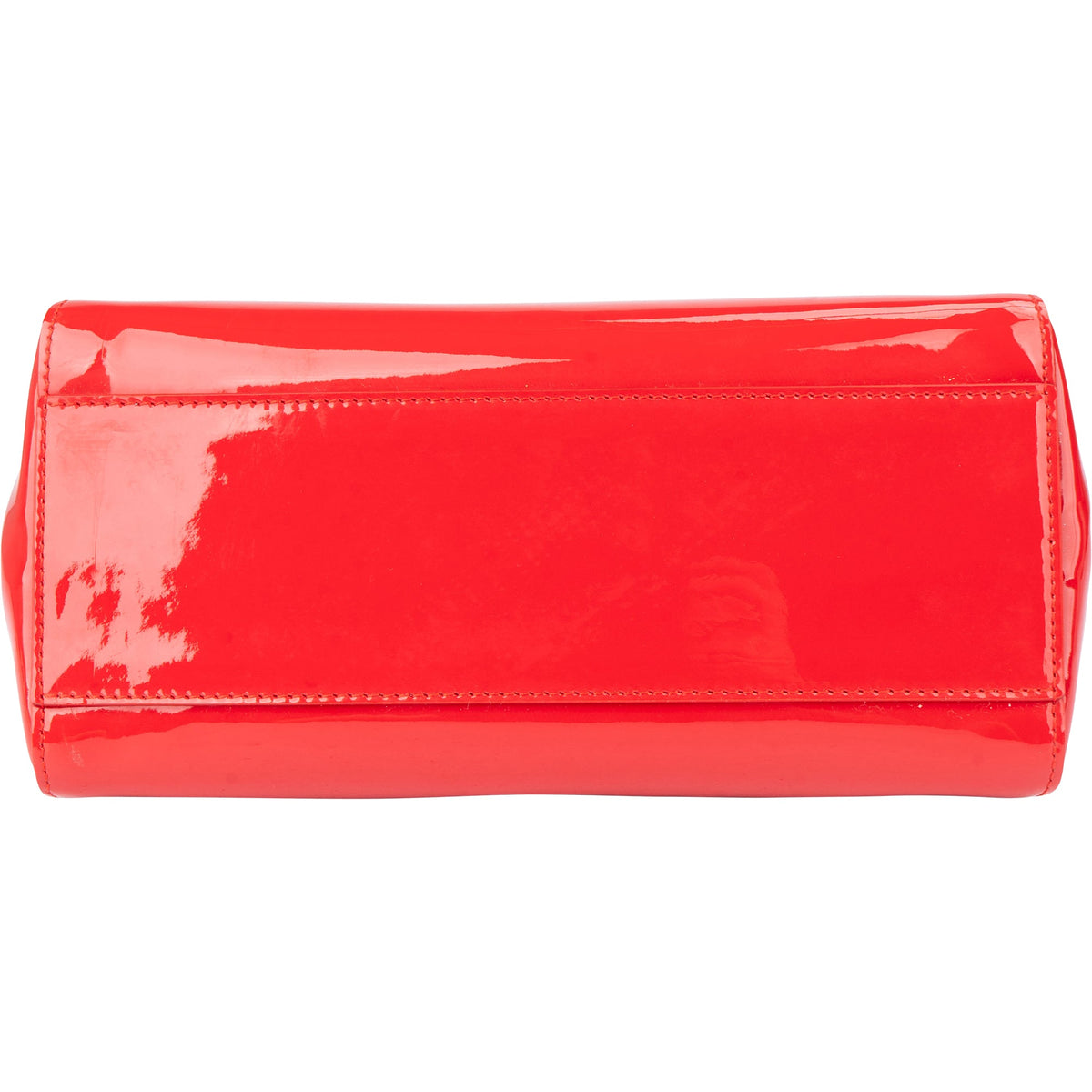 Fendi Peekaboo aus rotem Lackleder – Ansicht 8