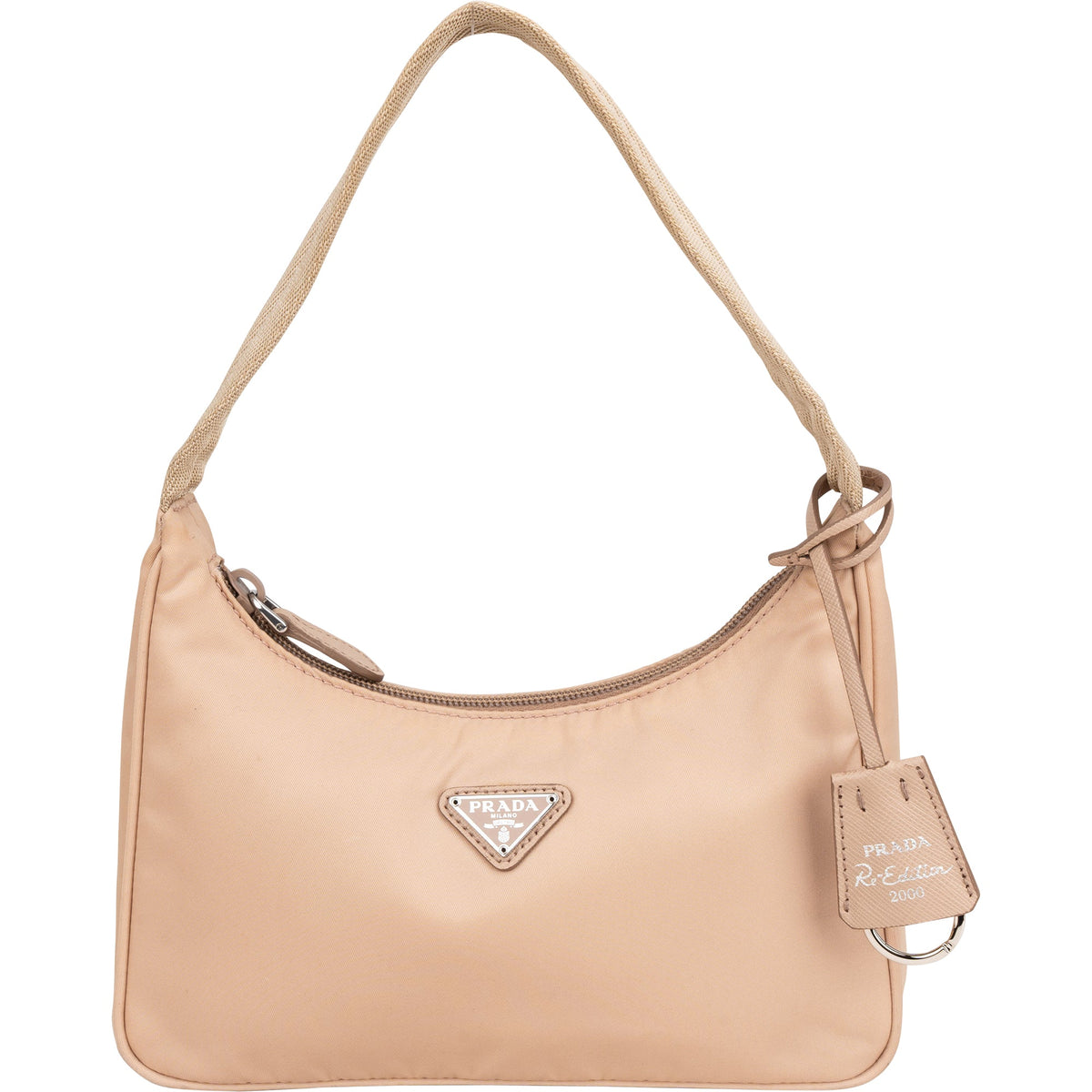 Bolso Re-Edition de nailon con triángulo de Prada