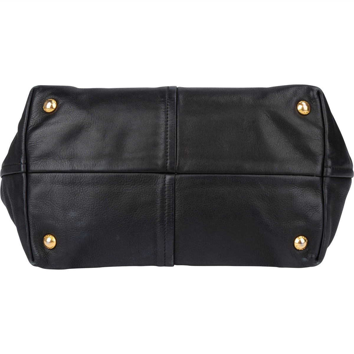 Borsa a mano City Prada in pelle di vitello nera
