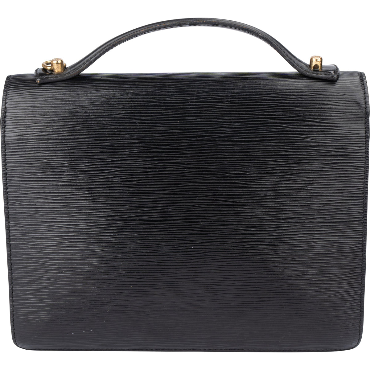 Louis Vuitton Noir Epi Leder Monceau Handtasche, Bild 3 von 12